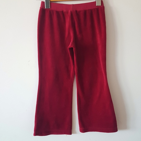 Gymboree Red Velour Pants Size 5 - Picture 2 of 5